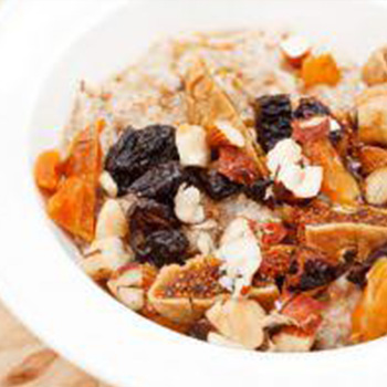 Maple and Dried Fruit Porridge