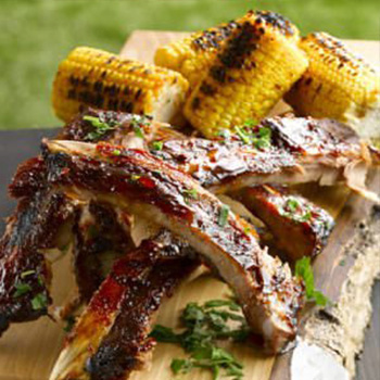Sticky Maple Syrup Ribs