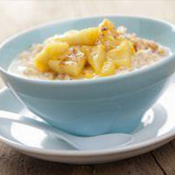 Maple and Cinnamon Apple Porridge