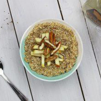 Apple Pie Quinoa Porridge