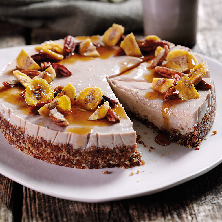 Banana and Maple Tofu Cheesecake